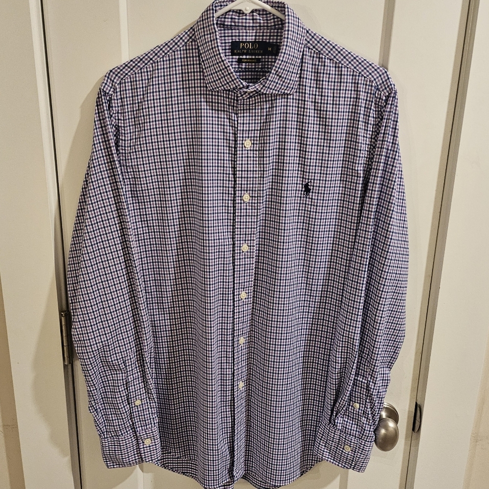 Polo Ralph Lauren Performance Button-Up Shirt - Size Medium